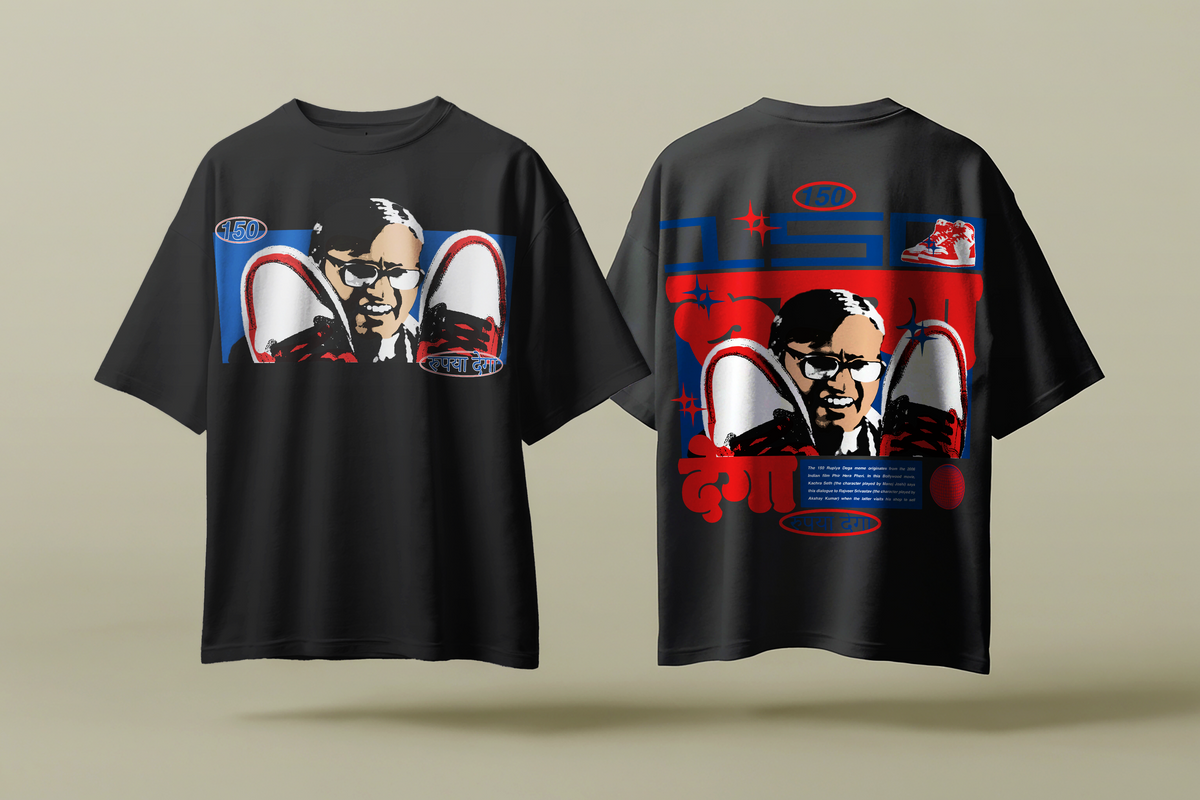 "Desi Swag Sneakerhead" Tee – Streetwear Meets Desi Culture