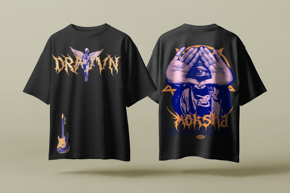 Electric Moksha – “Third‑Eye Strings” Tee
