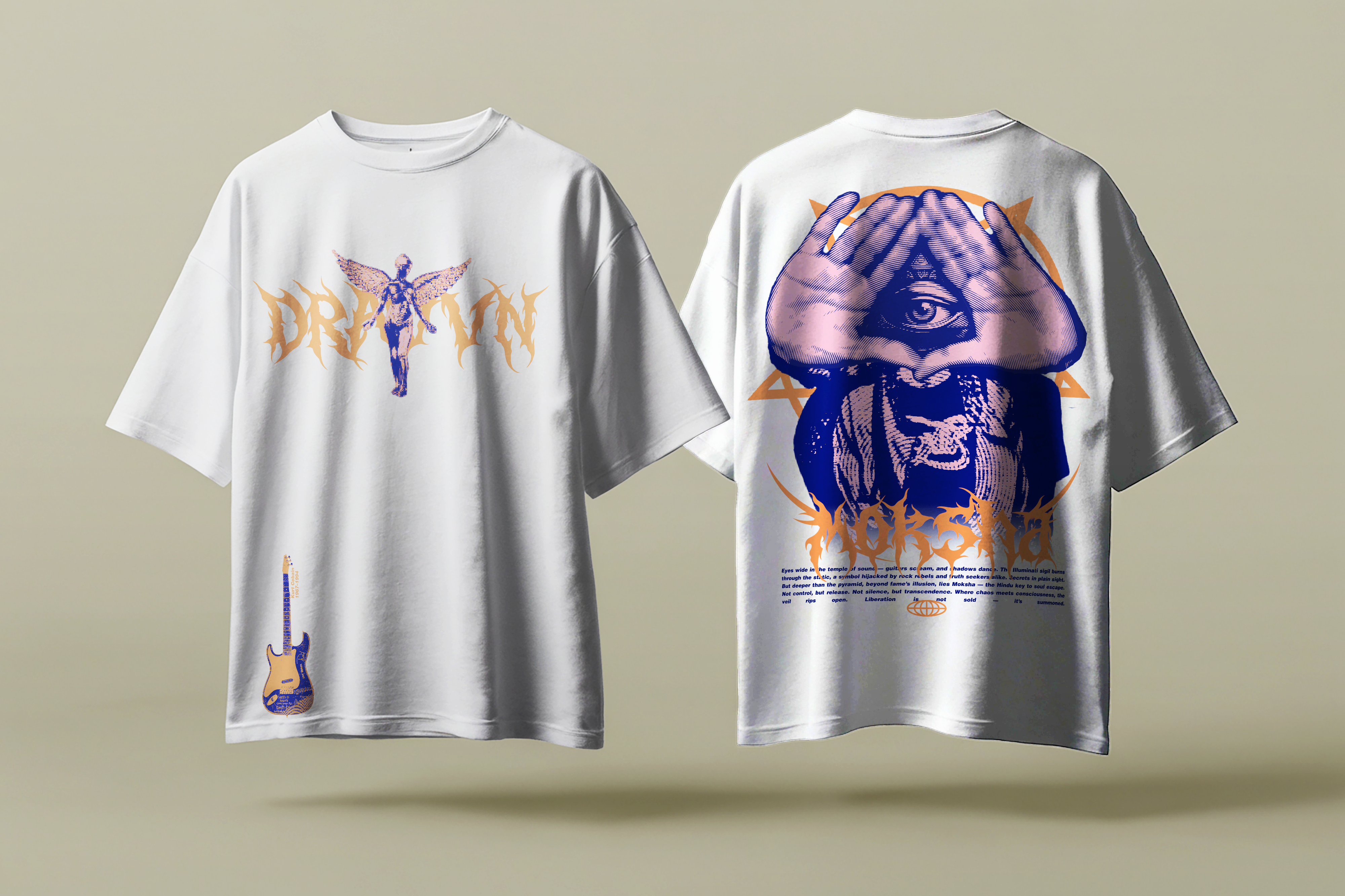 Electric Moksha – “Third‑Eye Strings” Tee