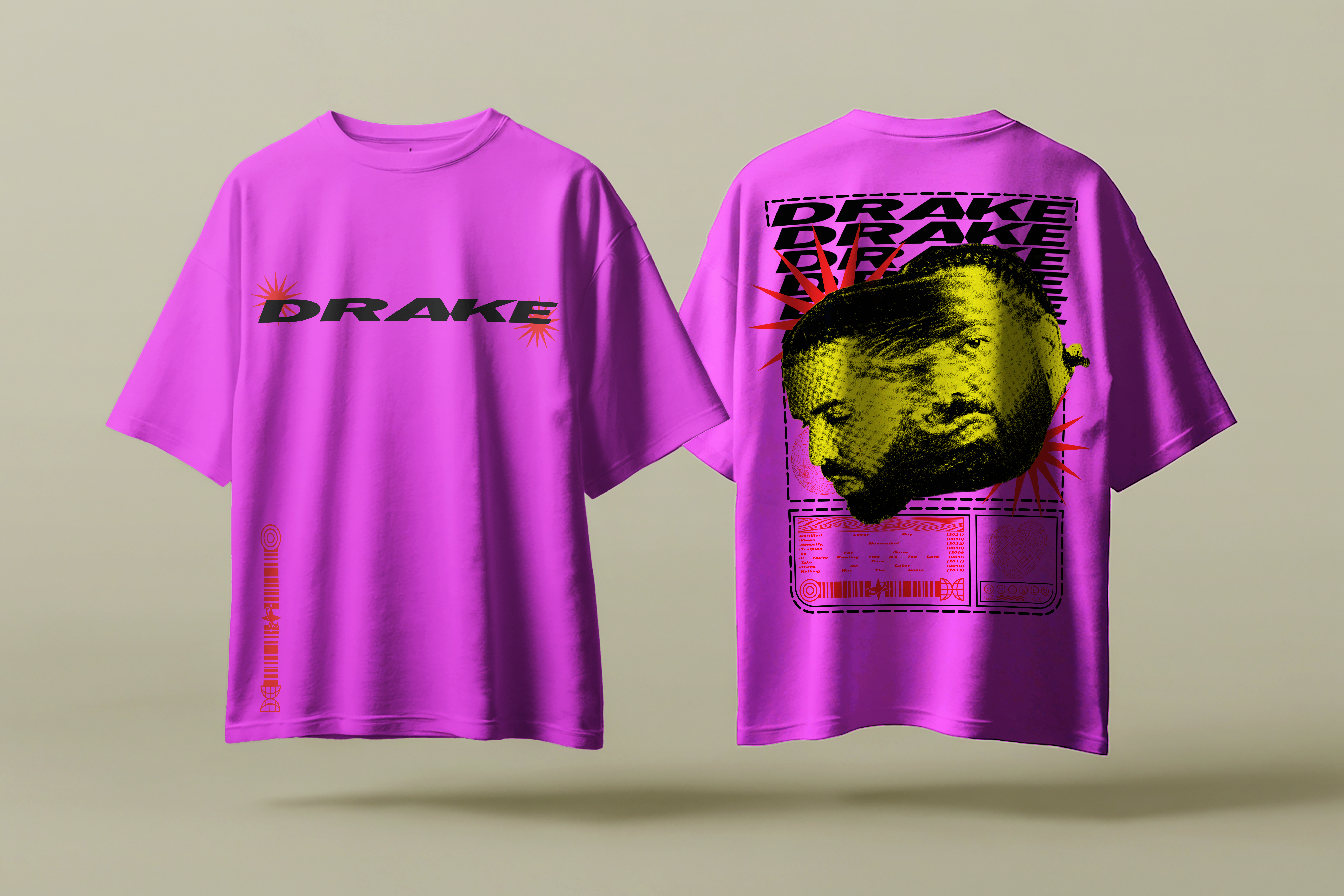 "Drake Mode: Activated" Tee – Minimalist Barcode Edition