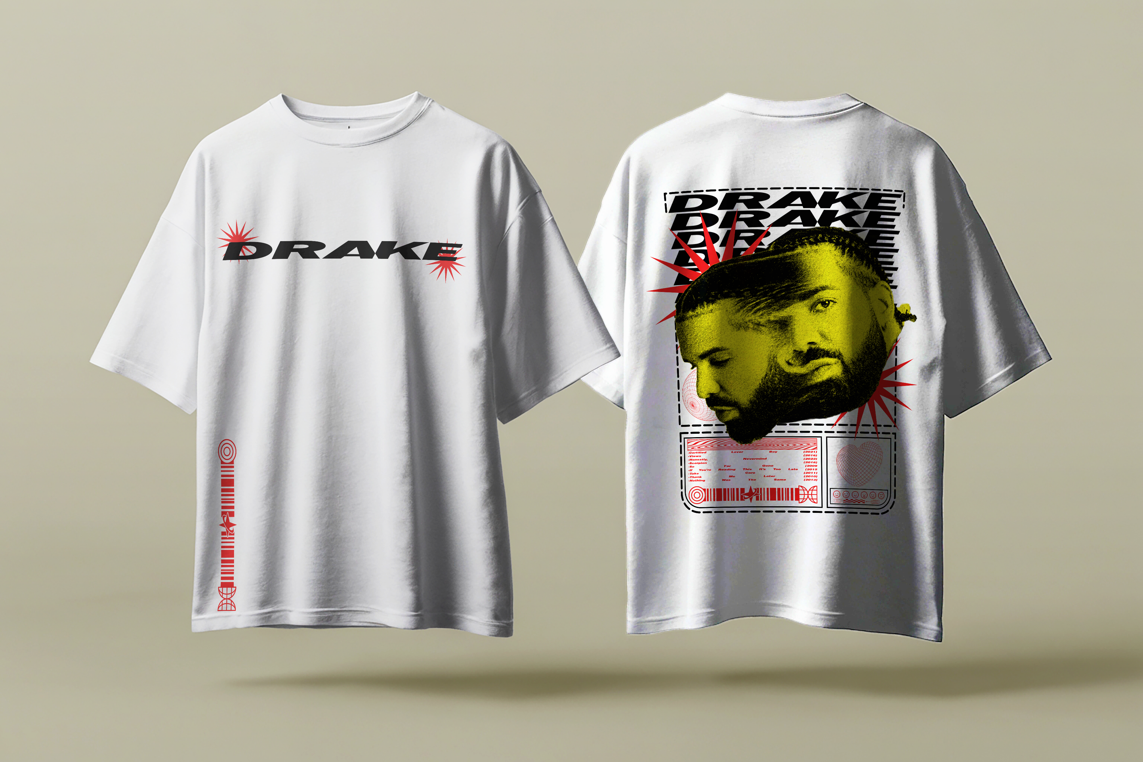 "Drake Mode: Activated" Tee – Minimalist Barcode Edition