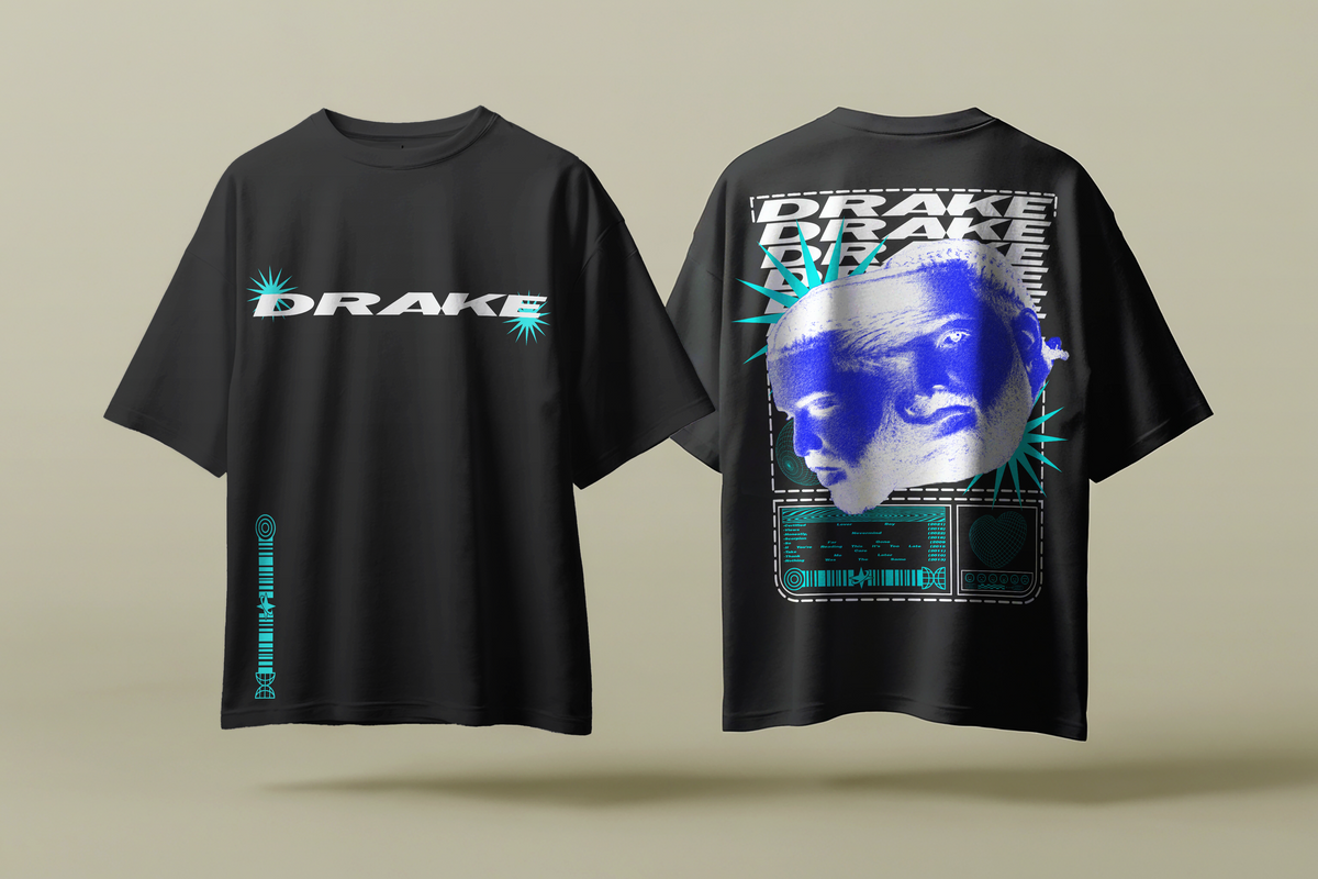 "Drake Mode: Activated" Tee – Minimalist Barcode Edition