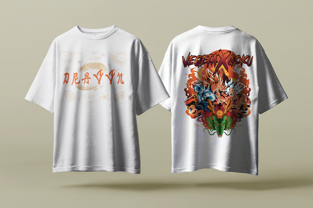 Vegeta x Goku Fusion T-Shirt – Dragon Warrior Edition