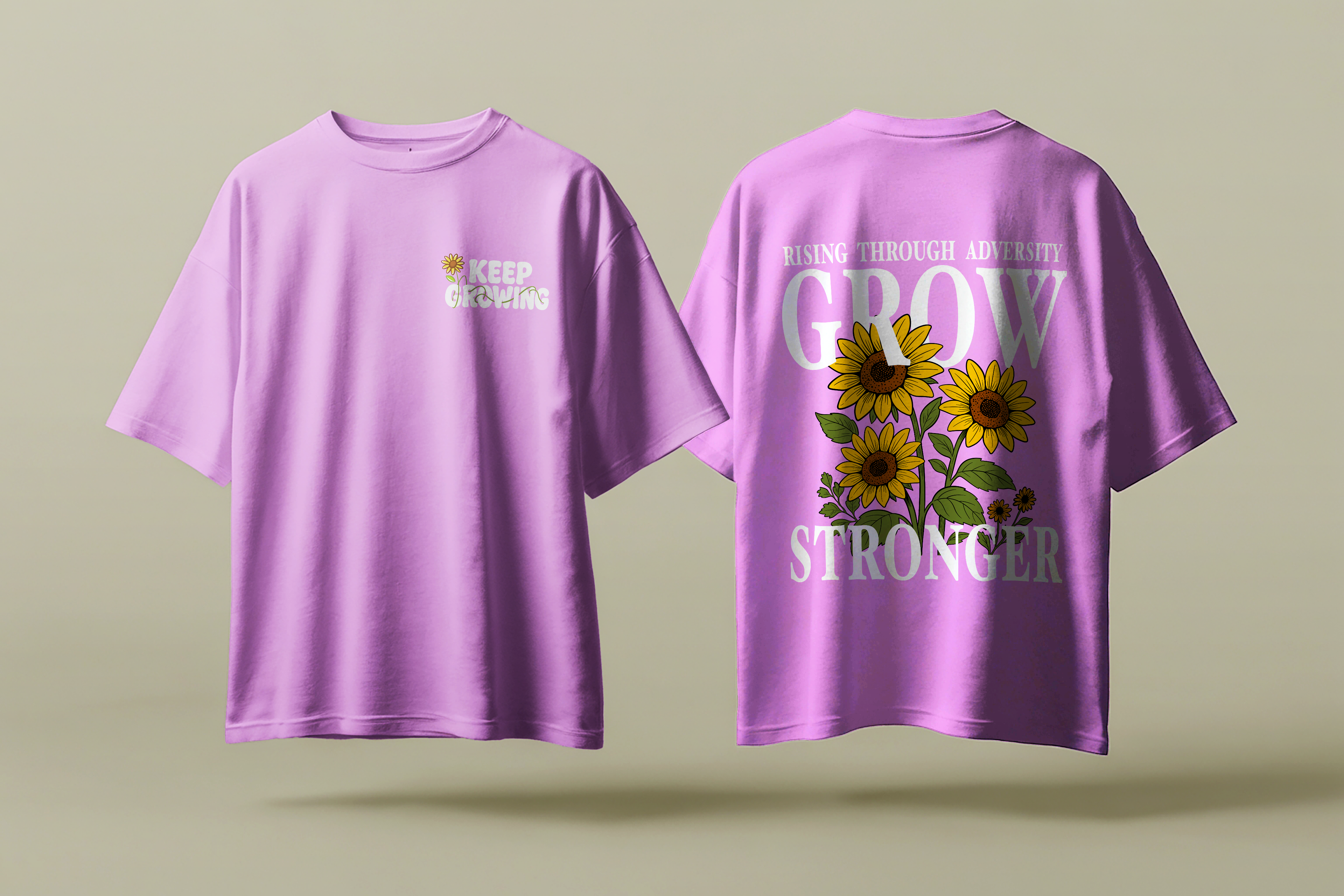 Sunflower Resilience Oversized Tee