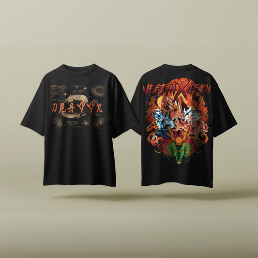 Vegeta x Goku Fusion T-Shirt – Dragon Warrior Edition