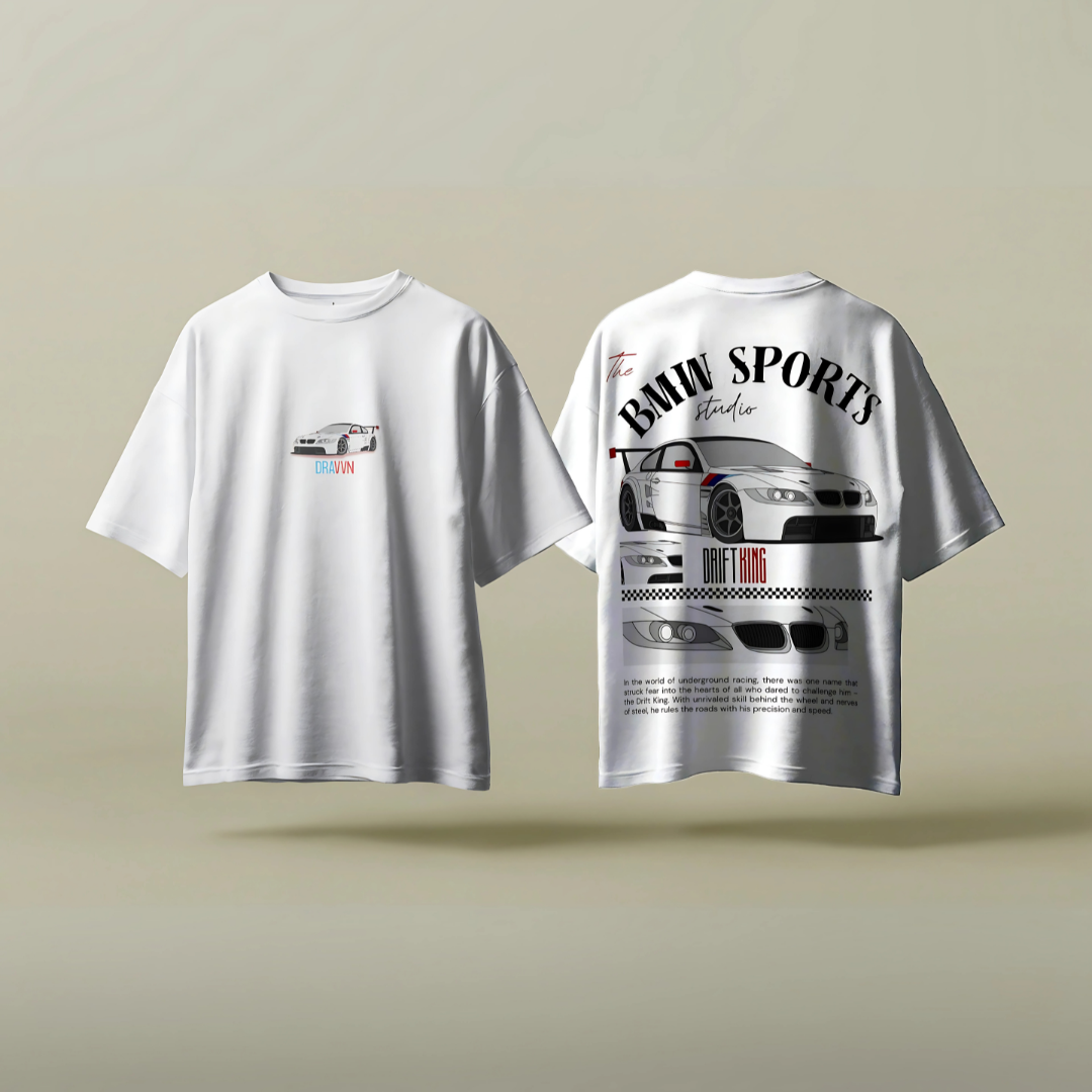 Bimmer Oversized Tee - BMW Drift King Edition